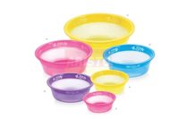 Aristo All Purpose Tub Ghamela / Unbreakable Multipurpose Bath Tub/Washing Tub Durable Plastic 0.6 Litre Capacity - Color May Vary, ( 15.5(D) x5.5 cm)