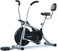 beatXP 4CM Air Bike Exercise Cycle for Home|Moving Handles & Back Support|Tummy Twister Indoor Cycles Exercise Bike