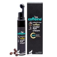 mCaffeine Coffee Under Eye Cream for Dark Circles for Women & Men with Vitamin E