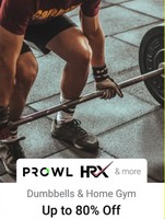 Flat 80% Off on Dumbbell & Home Gym