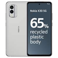 Nokia X30 5G, 6.43” FHD+ AMOLED PureDisplay, 90Hz Refresh Rate, 3 Years Android OS and Monthly Security Updates, 50MP PureView OIS Camera | White, 8+256GB