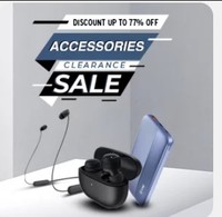 Flat 77% Off on Accessories Clearance Sale 