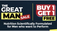 Fast&Up The Great Man sale: Buy 1 Get 1 Free on Men’s Nutrition