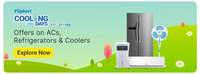 Flipkart Cooling Days Sale - Up to 65% Off on ACs, Refrigerators and Coolers