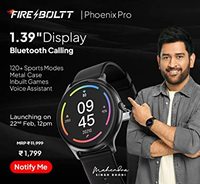 New Fire-Boltt Phoenix Pro 1.39" Bluetooth Calling Smartwatch
