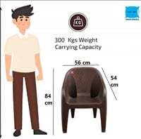 HOMIBOSS Plastic Living Room Chair [Set of 6]
(Good reviews)