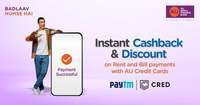 Get up to 10% off on shopping from Amazon, Flipkart, Vijay Sales, Realme & Croma using AU Credit Card. 