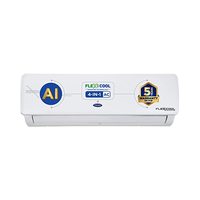 Carrier 1 Ton 3 Star Inverter Split AC (Copper,ESTER Exi+, 4-in-1 Flexicool Inverter, 2023 Model,R32,White)