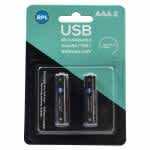 BPL BRB302 USB Rechargeable AAA Cell, Black