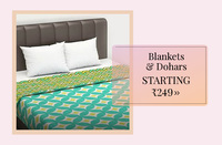 Snapdeal Toofani Sale - Blankets & Dohars Starting at Rs. 249