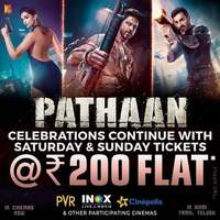 Pathaan Movie Offer: Tickets at ₹ 200/- flat across all shows in India