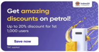 Park+ Get upto 20% discount on petrol at Indian oil (signup open)