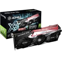 INNO3D NVIDIA GEFORCE RTX 3060 Ti ICHILL X3 RED LHR 8GB GDDR6 256-bit PCI-E 4.0 X16 Gaming Graphics Card - C306T3-08D6X-1671VA39H