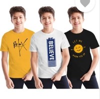Kid's t-shirts pack of 3 at Rs. 299