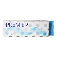 Free : 2 Rolls
Premier Toilet 2 Ply Tissue Roll: Total  12 Units

