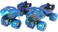 DIXON Adjustable Roller Skate with Screw Tightening Gun ; Roller Skate Quad Roller Skates - Size 7 UK