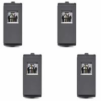 Schneider Electric Opale-RJ 11 Telephone outlet, Dark Grey (Pack of 4)
