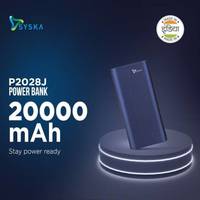 Syska 20000 mAh Power Bank (12 W, Fast Charging)  (Blue, Lithium Polymer)