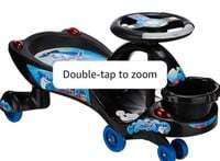 Amazon Brand - Jam & Honey Magic / Swing Car (Shark) | Scratch Free Wheels | Easy Ride