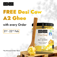 Kapiva : Free A2 Desi Cow Ghee (100ml) with every purchase (no minimum cart value)