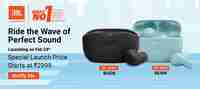 (New Launch) JBL Wave Buds @ Rs.2611 | JBL Wave Beam @ Rs.3086