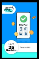TataNeu: Get 25 Neucoins back on ₹300 Bill Payment