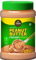 DiSano Peanut Butter, All Natural, Creamy, Unsweetened, 30% Protein, Gluten Free, Non GMO, 1Kg