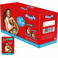 Drools Puppy Wet Dog Food, Real Chicken and Chicken Liver Chunks in Gravy, 15 Pouches (15 x 150g)