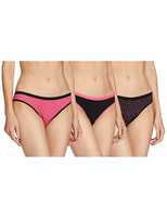 Max Womens Printed Bikini Panties - Set of 3