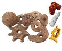 Darshan Sandhya Cow Dung Badkulla Mala Holi Pooja Article  (Set of 21 PEC)