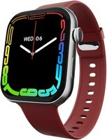 SENS EDYSON 3 PRO with 1.85 Display, BT Calling, Wireless Charging & 200 + Watch Faces Smart Watch (Intense Red) 