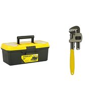  STANLEY 1-71-948 13'' Organised Maestro Plastic Tool Box with Clear top lid Yellow