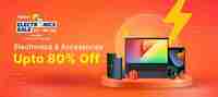 Flipkart Electronics Sale Upto 80% Off + 10% Off with PNB & ICICI Credit Card (24th - 28th Feb)