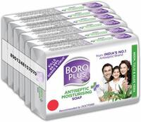 BOROPLUS Antiseptic + Moisturising Soap - Neem, Tulsi & Aloe Vera  (6 x 125 g)