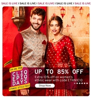 TataCLiQ : CLiQ EpiQ Days Upto 85% Off + 10% Off on ICICI & AU Small Finance Cards