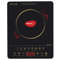 Lowest - Pigeon Acer Plus ABS Plastic 1800 Watts Induction Cooktop (Auto Shut-off, 14429, Black)