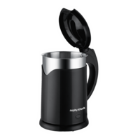 Morphy Richards Black Beauty 1.2 Litres 1000 Watts Electric Kettle (Detachable Base, Double Wall, 590026, Black)