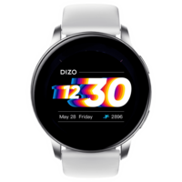 Dizo by realme TechLife Watch R DW2120 Smartwatch with Activity Tracker (33mm AMOLED Display, 5ATM Water Resistant, Sleek Silver Strap)