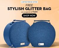 Sugarcosmetics - Free Stylish Glitter Bag on Orders Rs.699 & More Offers