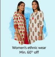 Women Ethnic Wear : Minimum 60% Off