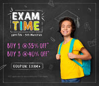 Firstcry-Buy 1 @35% Off* | Buy 3 @40% Off* - On School Supplies & Books