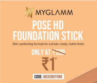 MYGLAMM : Pose Hd foundation stick at Rs.1 and more exciting offers... 
