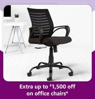 Up to 60% Off + Extra up to Rs. 1500 off on mattresses & Chairs