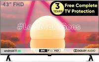 SENS 109 cm (43 inch) Full HD LED Smart Android TV with Dolby Audio & Google Assistant  (SENS43WASFHD)