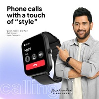 New Launch : Fire-Boltt Tide Plus BSW120 Smartwatch with Bluetooth Calling (46.5mm Curved Display, IP67 Water Resistant, Black Strap)