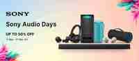 Sony Audio Days Upto 50% Off + Upto Rs.3000 Off with Cards (1st - 5th Mar)