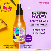 Plum Goodness : PayDay Sale Buy any 2 for ₹699