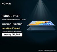 Sale on 7th March | HONOR Pad 8 Starting From Rs.17999