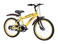 Hero Blast 20T Kids Cycle with mudguards | Yellow  Frame : 12 Inches