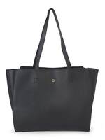 Fargo Leatherette Multi Compartment Laptop Handbags For Women's Ladies (Magnet_Black_FGO-446) 